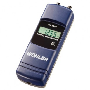 Digitální manometr (měření tahu komína) DM 2000 v mbar- sada
