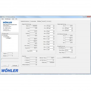 PC-software Wöhler A 550 - CZ